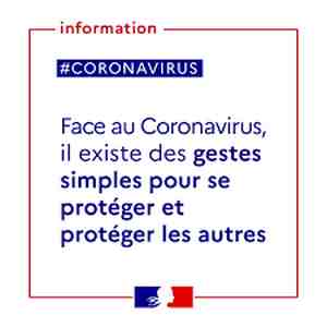Lien page coronavirus